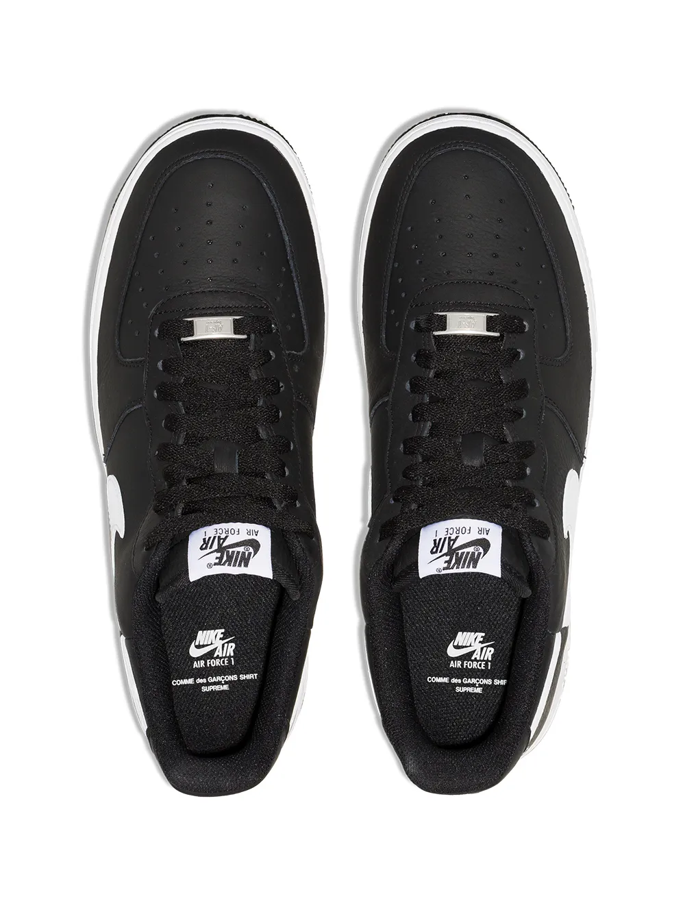 Кроссовки Air Force 1 из коллаборации с Comme des Garçons и Supreme Nike, черный — фото 4