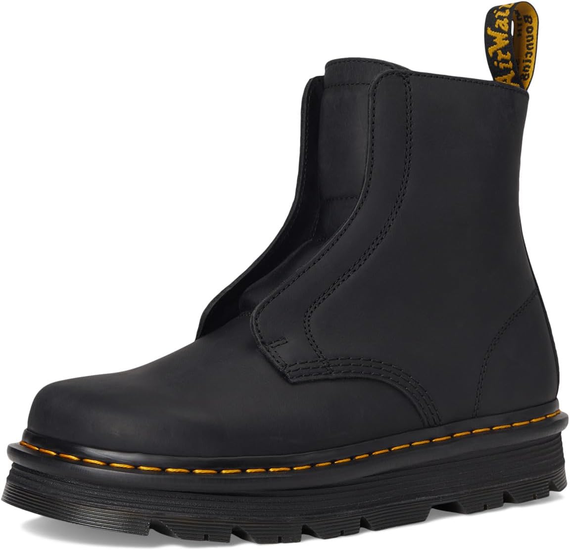 Ботинки Dr. Martens Zebzag Laceless Boots, Black Wyoming — фото 2
