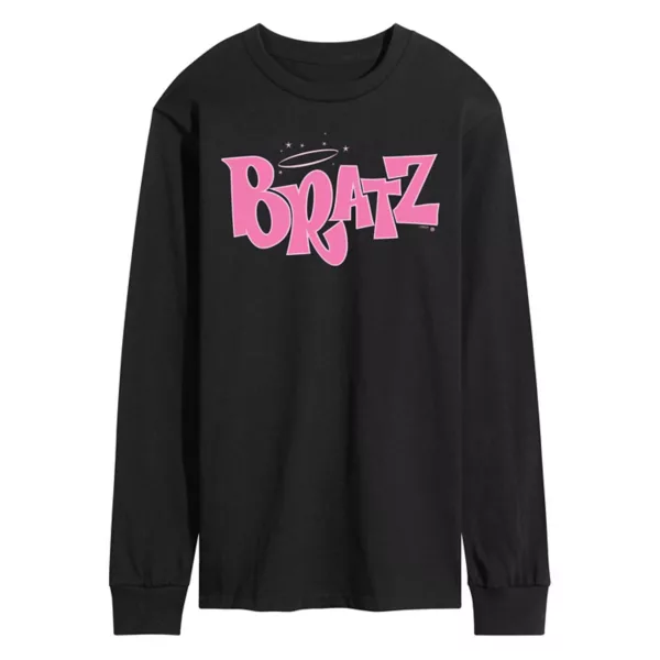 

Мужская футболка с длинным рукавом и принтом Bratz Icons Licensed Character, черный