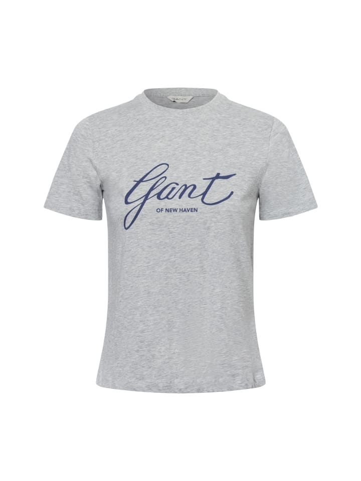 

Футболка Gant, цвет melange