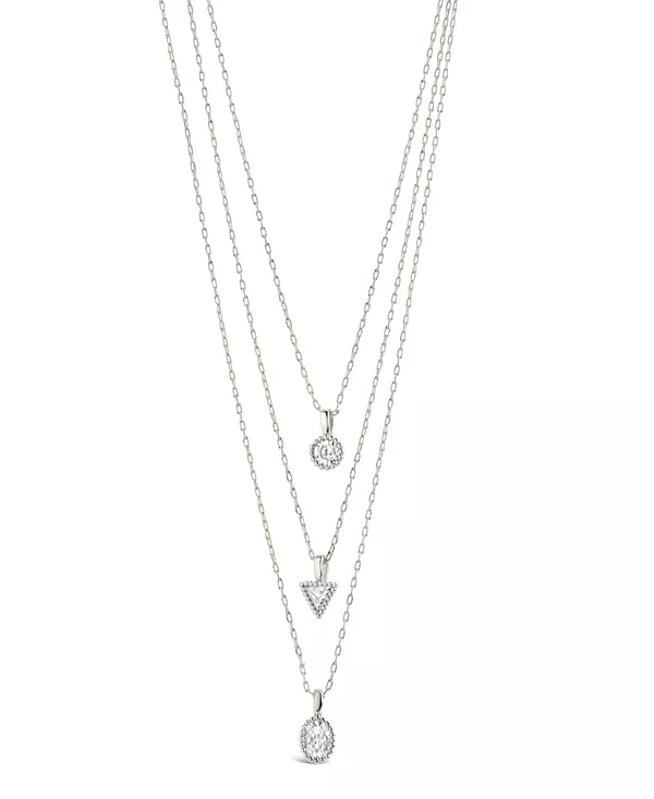 

Многослойное ожерелье Джули Sterling Forever, silver