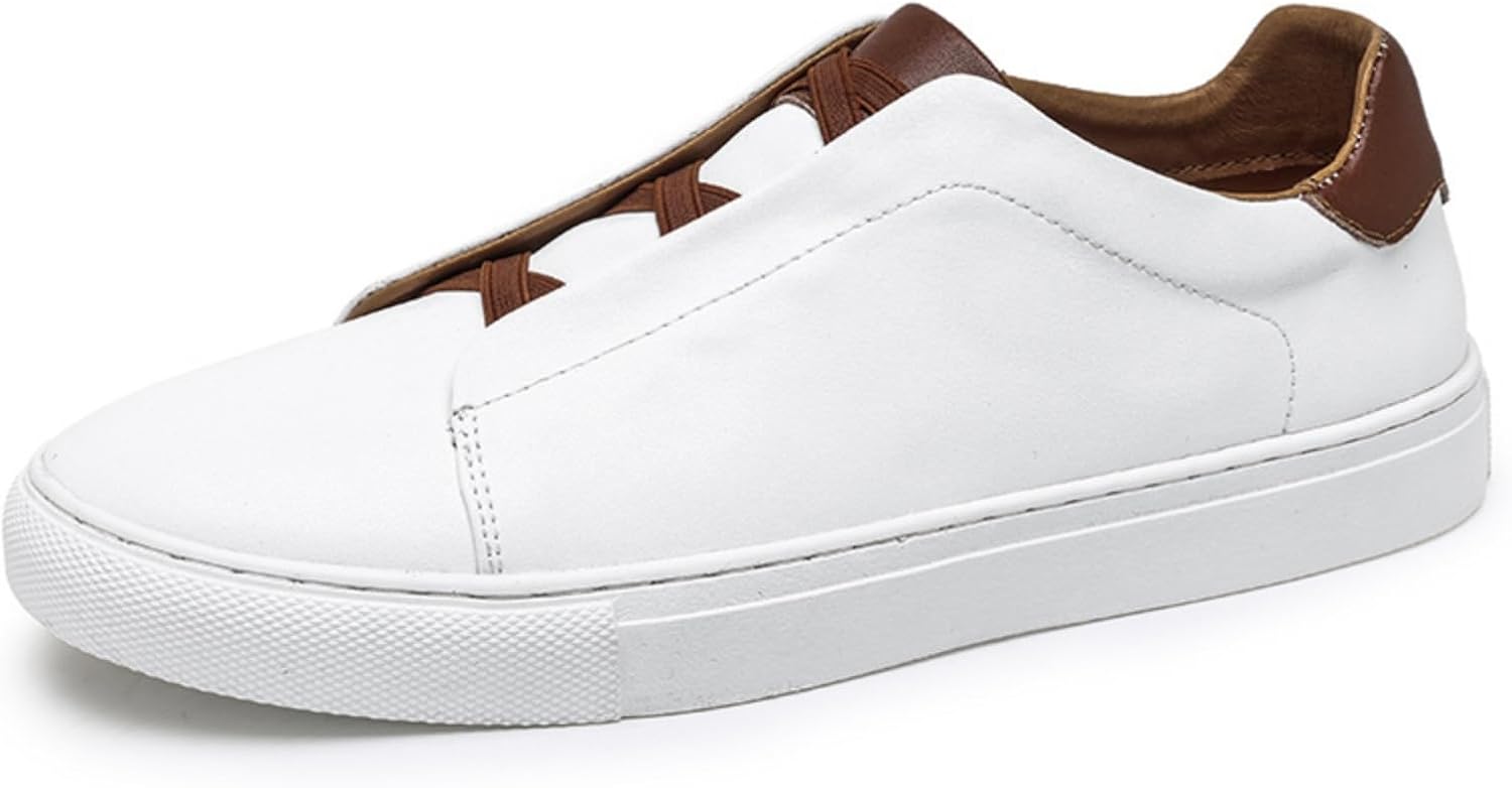 

Мужские слипоны, модная повседневная обувь - идеально для уличного стиля, вечерних встреч и повседневной носки Kpdwfms, белый