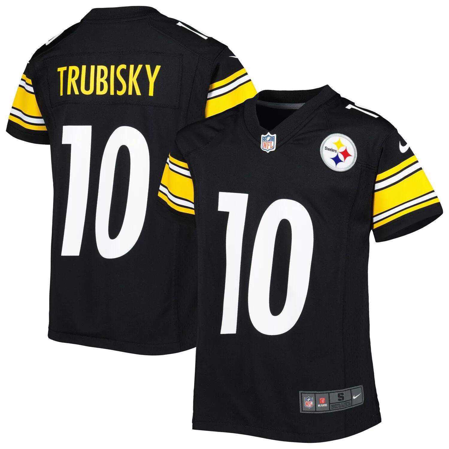 

Молодежная игровая майка Nike Mitchell Trubisky Black Pittsburgh Steelers Nike