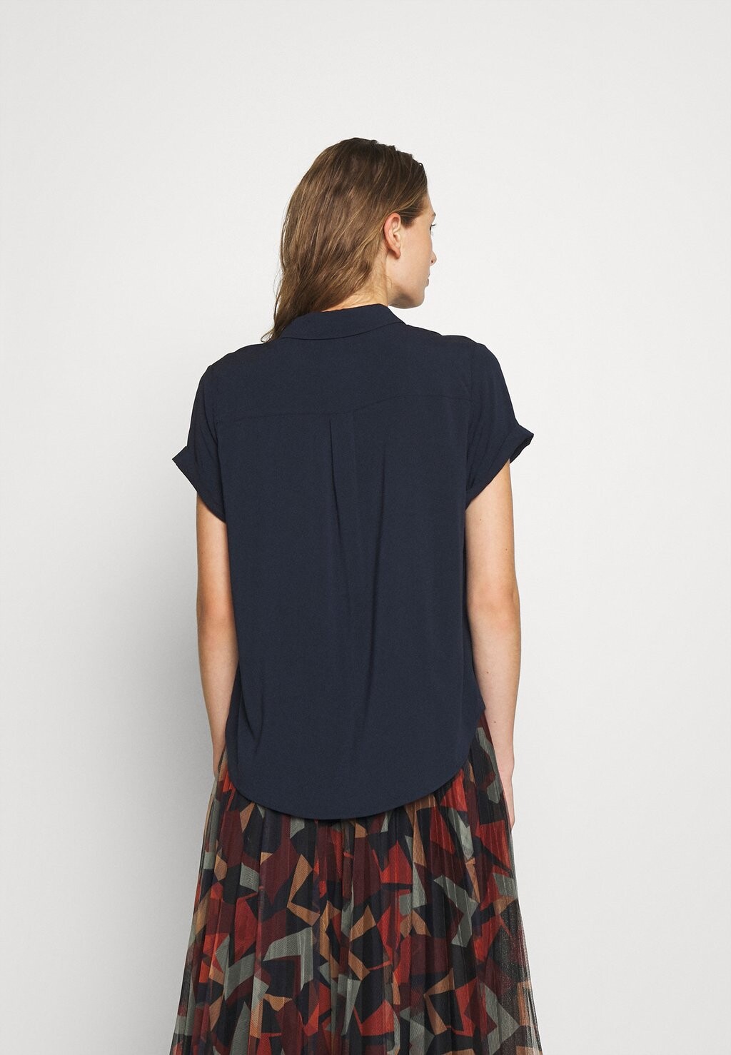 

Блуза на пуговицах Majan Shirt Samsøe Samsøe, тёмный сапфир