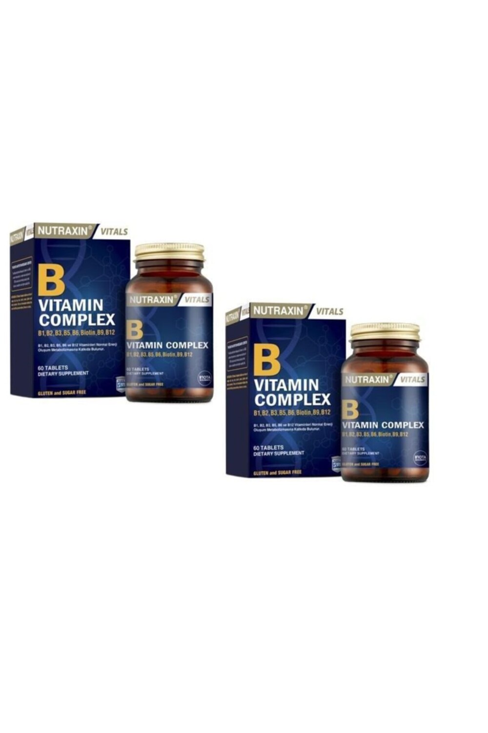 

Nutraxin Витаминный комплекс группы В, 60 таблеток