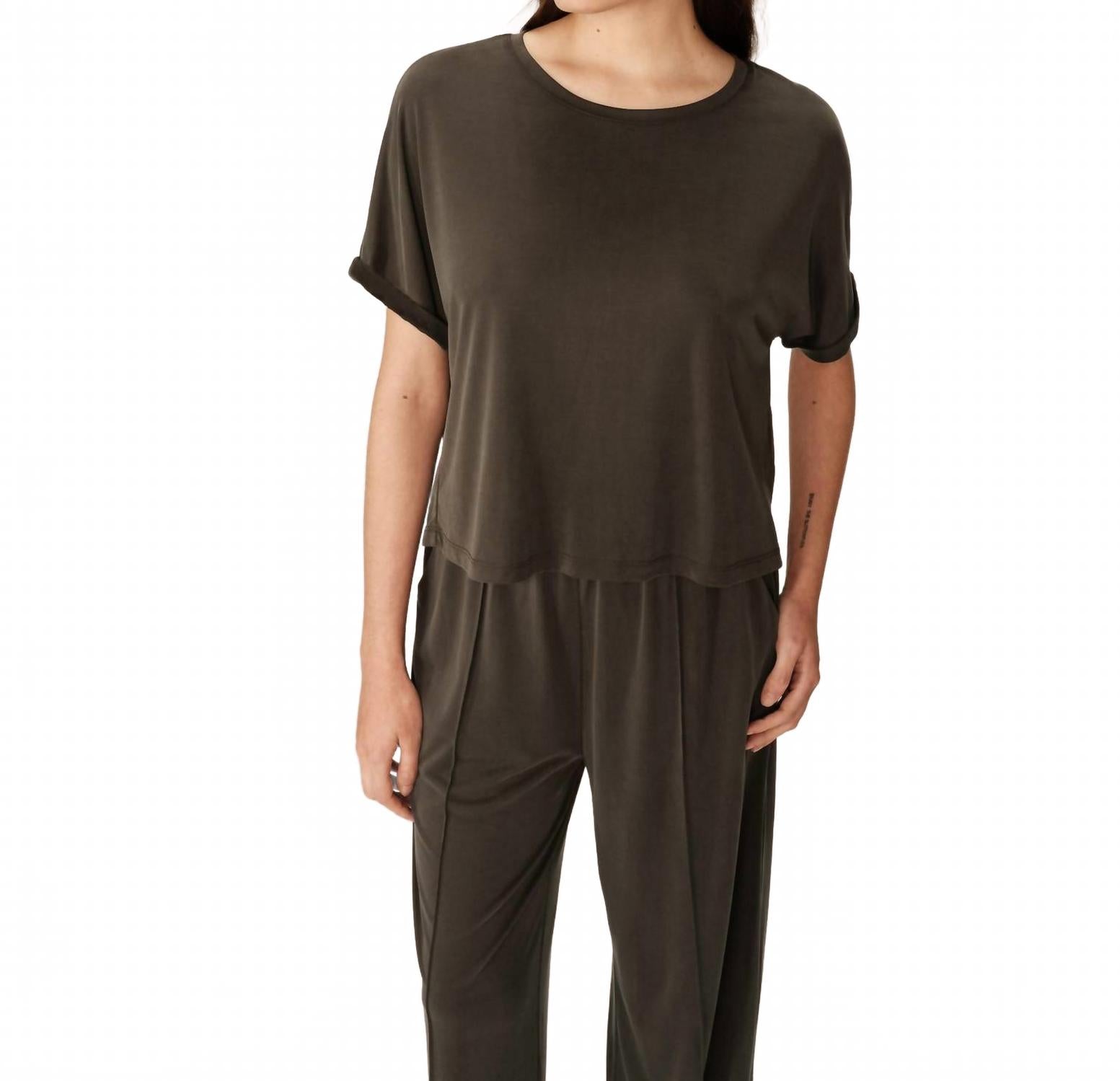 

Парма топ в хаки Grace & Mila