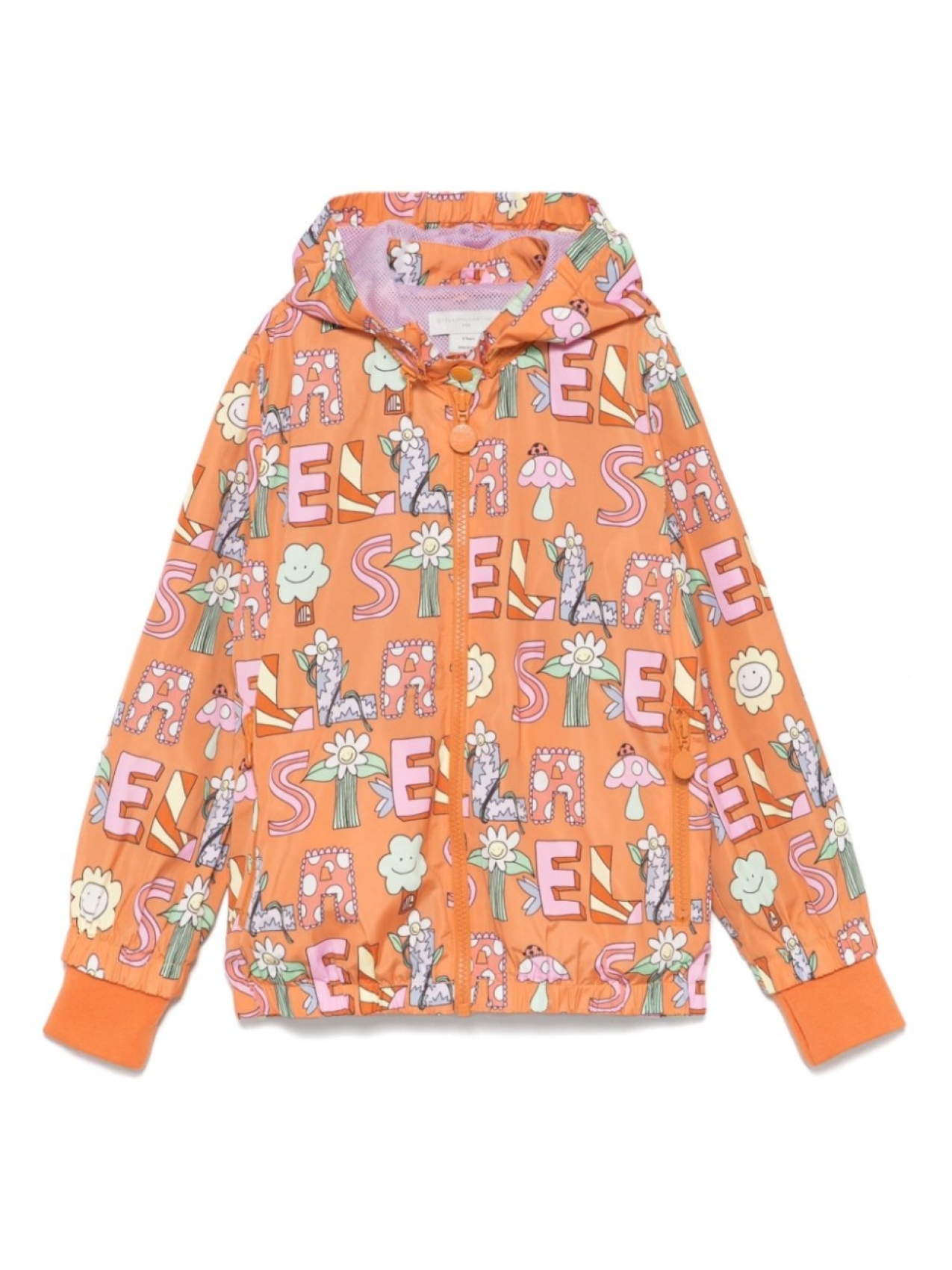 

Куртка с логотипом Stella McCartney Kids, оранжевый