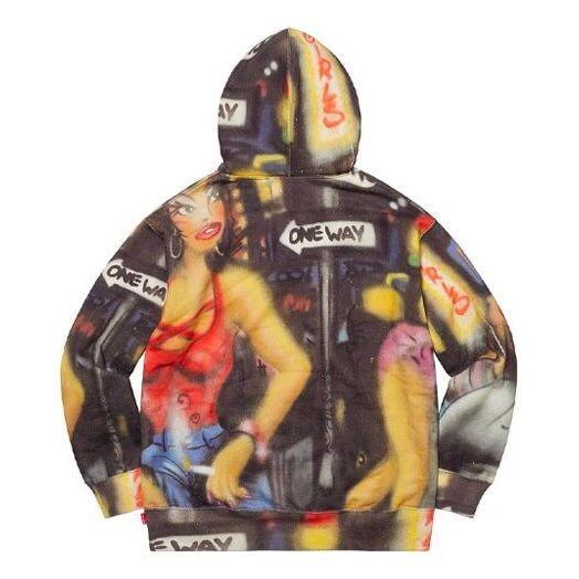 Толстовка x lady pink hooded sweatshirt 'multi-color' Supreme, мультиколор — фото 2