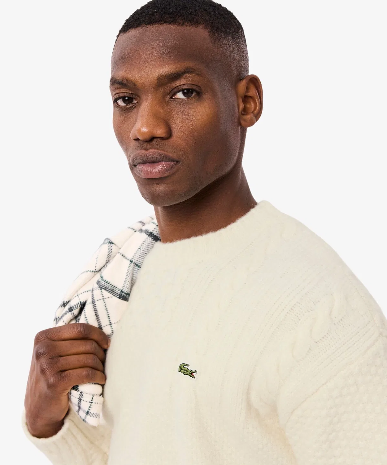 Свитер Woolrich Relax Fit, вязаный, офф-белый — фото 2