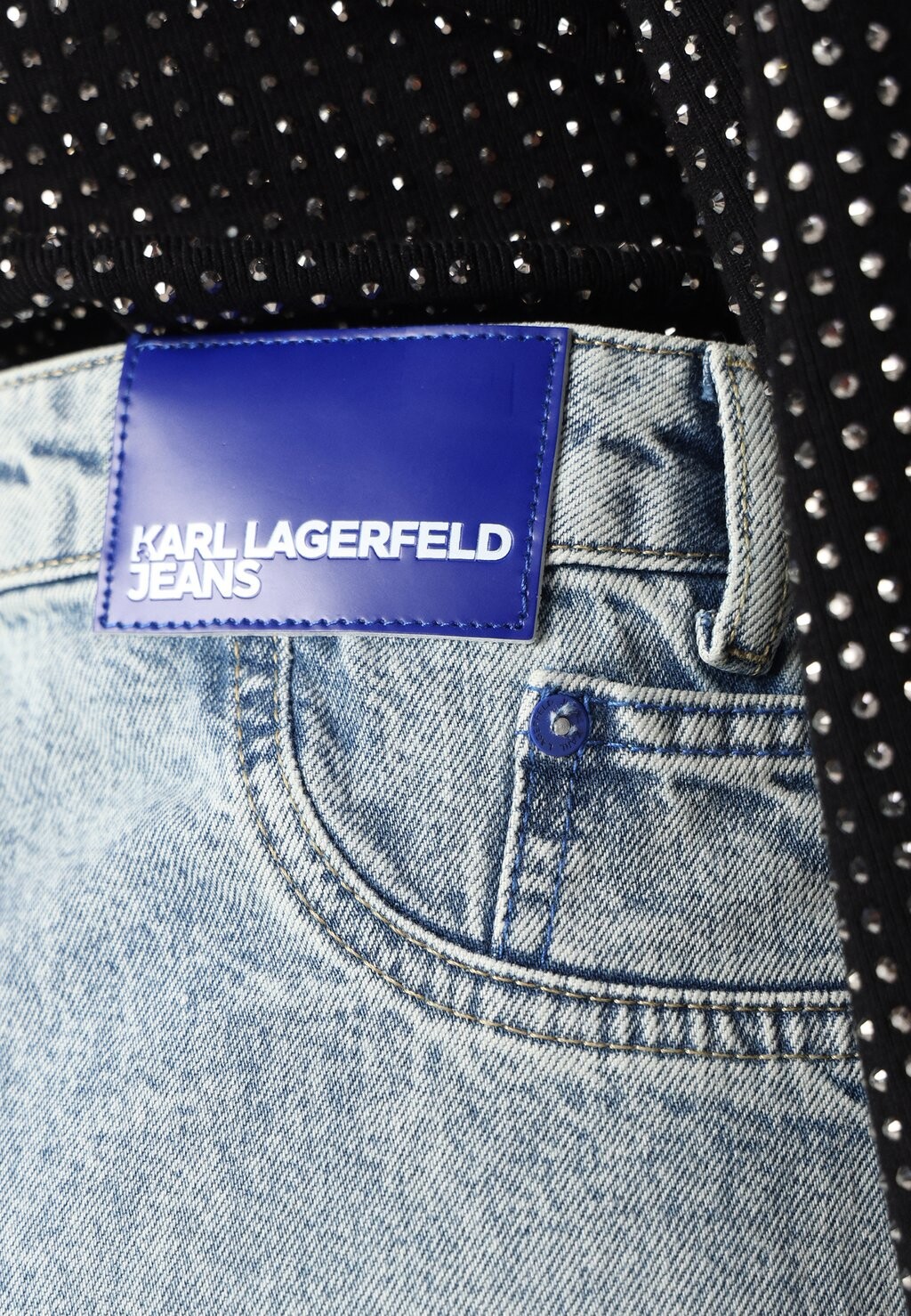 

Джинсы свободного кроя MR TWISTED Karl Lagerfeld Jeans, синий деним