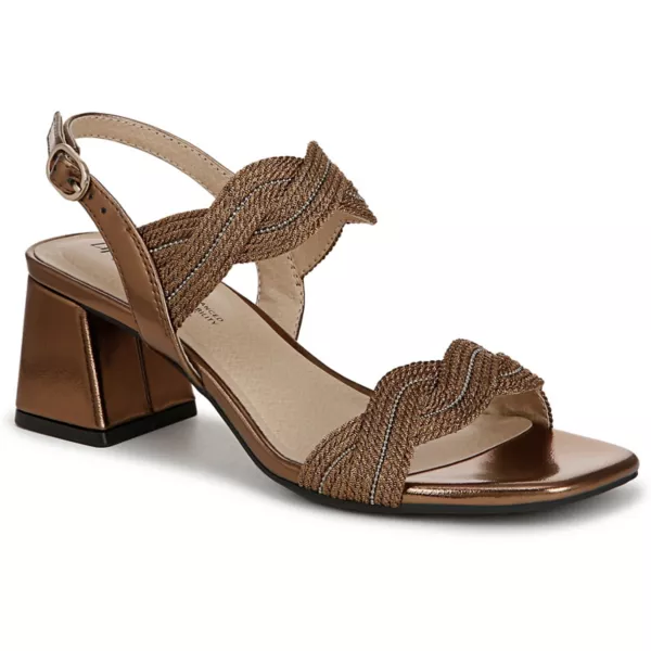 Женские босоножки Charnelle на устойчивом каблуке Lifestride, цвет bronze