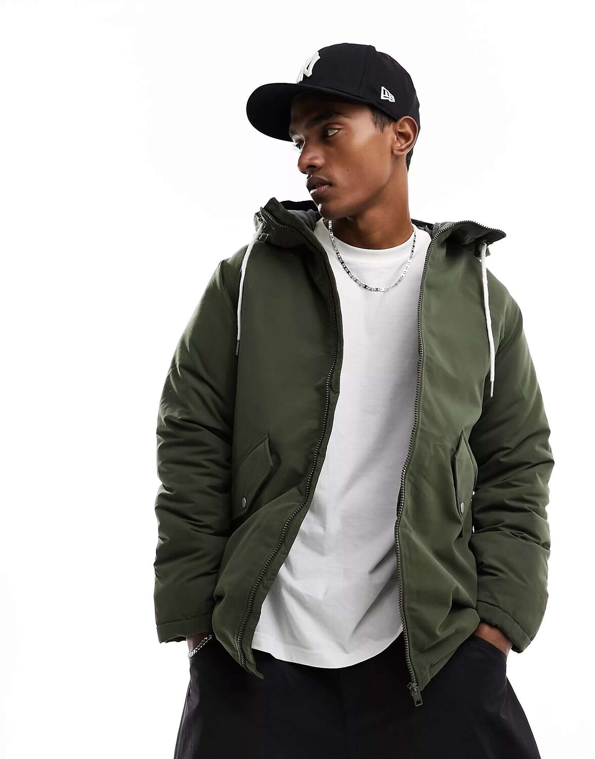 

Парка Jack & Jones цвета хаки