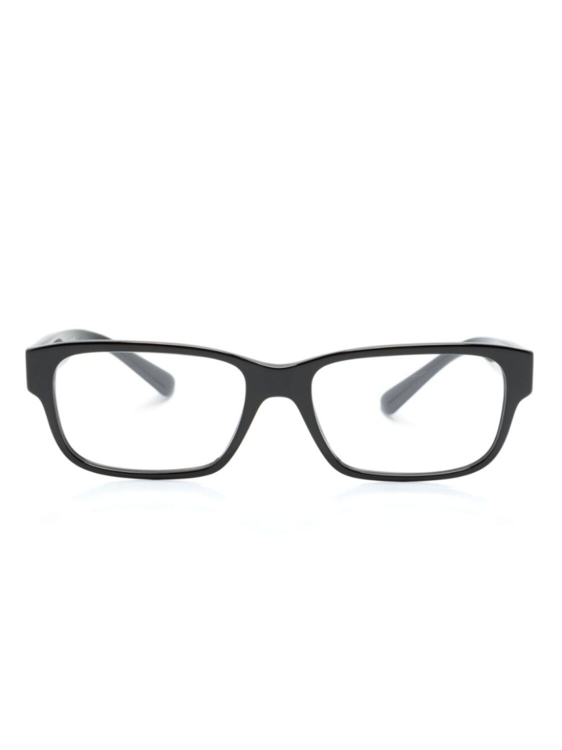 

Prada Eyewear очки в прямоугольной оправе с логотипом, черный