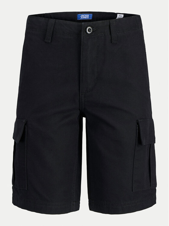 

Шорты из ткани обычного кроя Cole 12268381 Jack&Jones Junior, черный