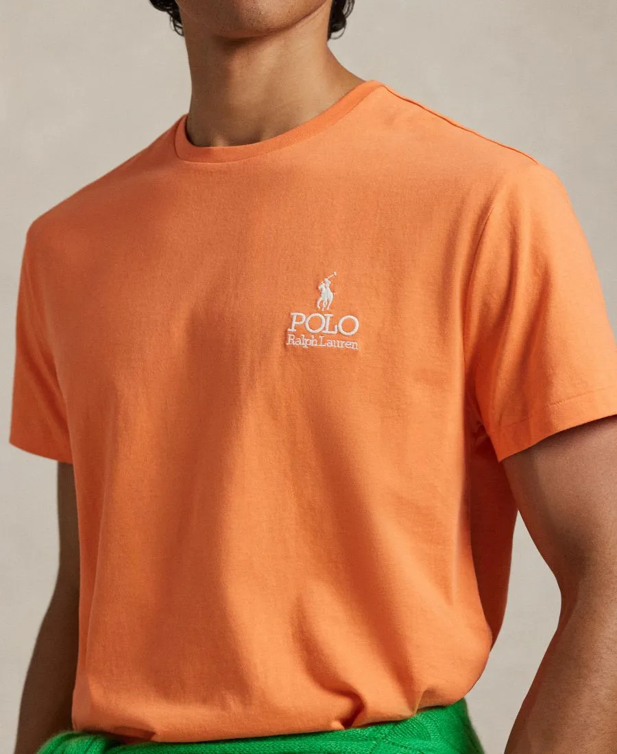 Мужская футболка с графическим логотипом Polo Ralph Lauren, Spring Melon — фото 3