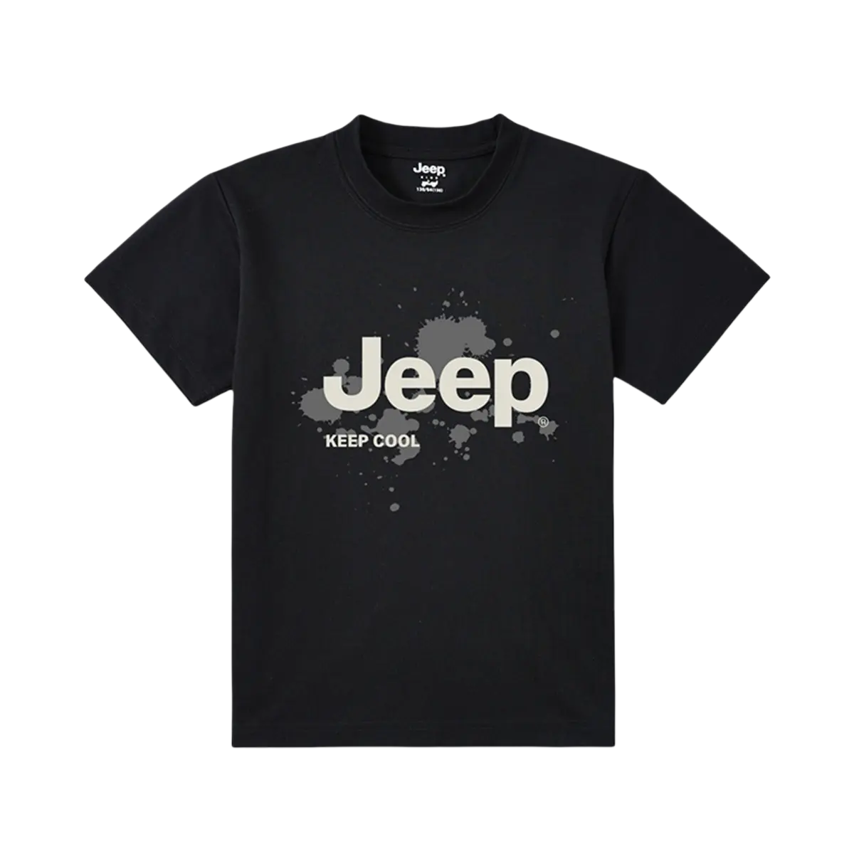 

Футболка для детей с круглым вырезом Moderate Jeep, черный