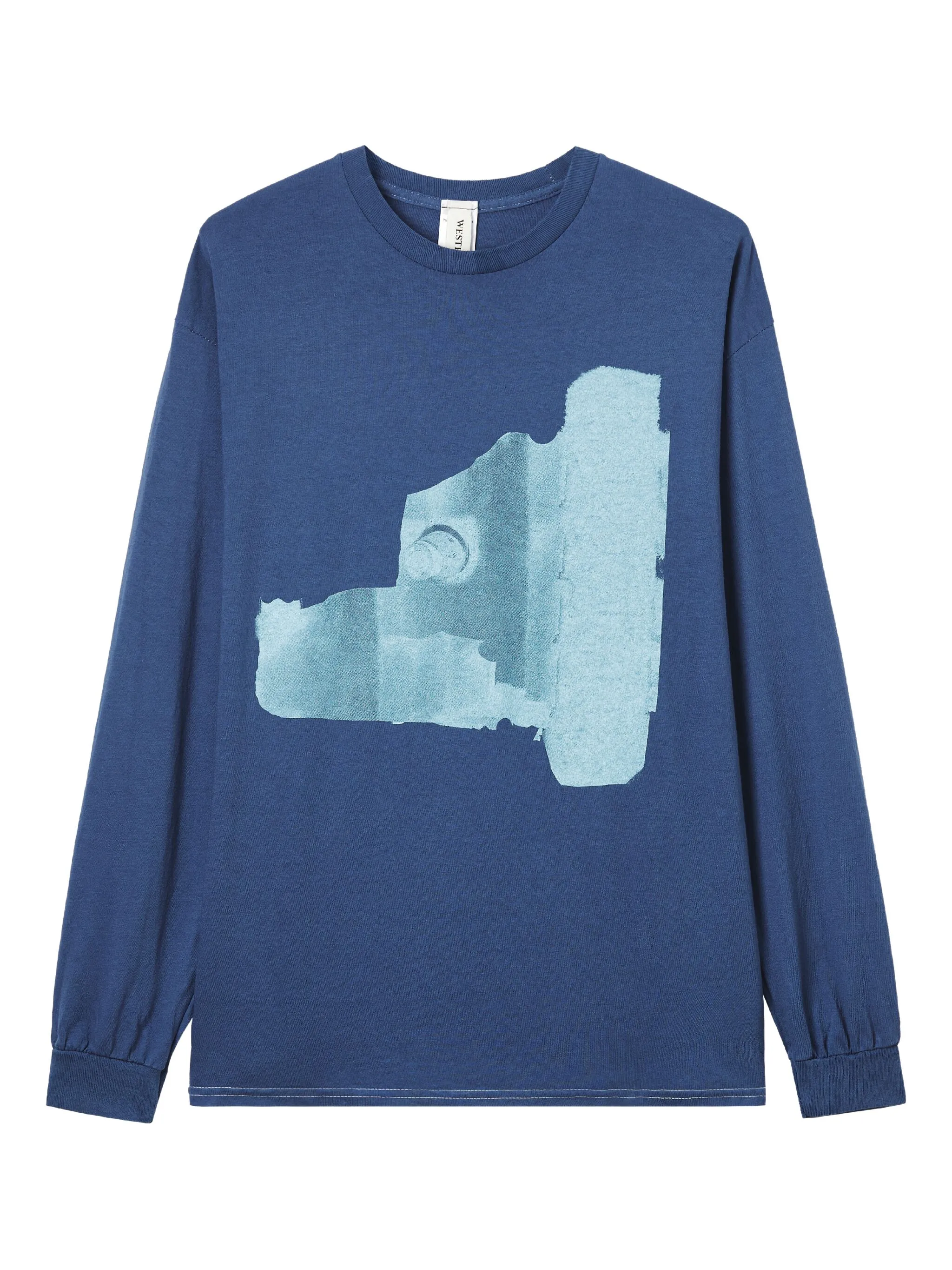 

Футболка с длинными рукавами и графичным принтом Westfall, синий