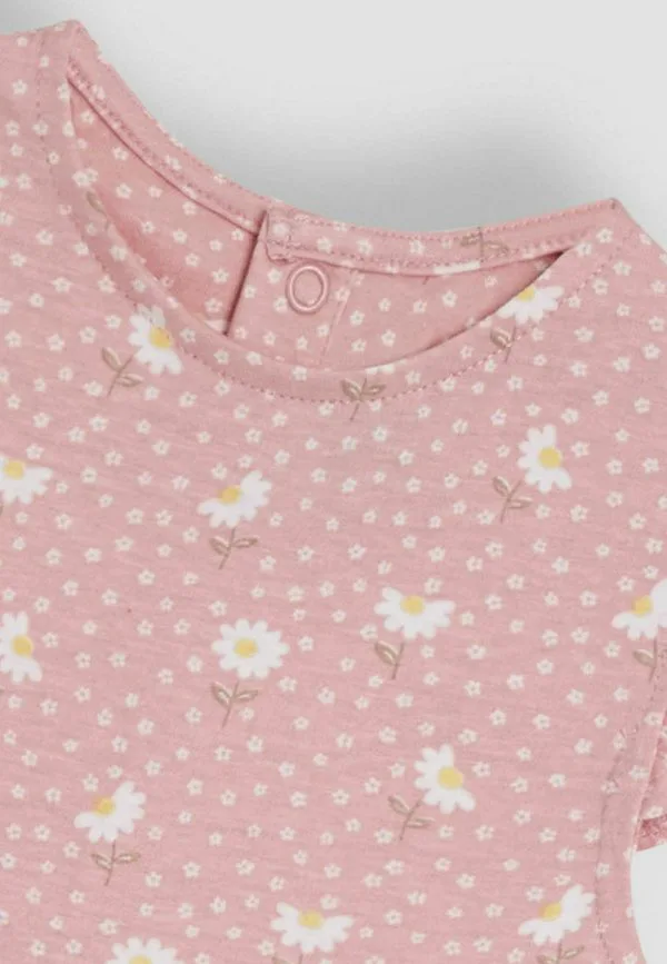 Комбинезон стандартного кроя Jojo Maman Bébé, Pink Daisy Floral — фото 3