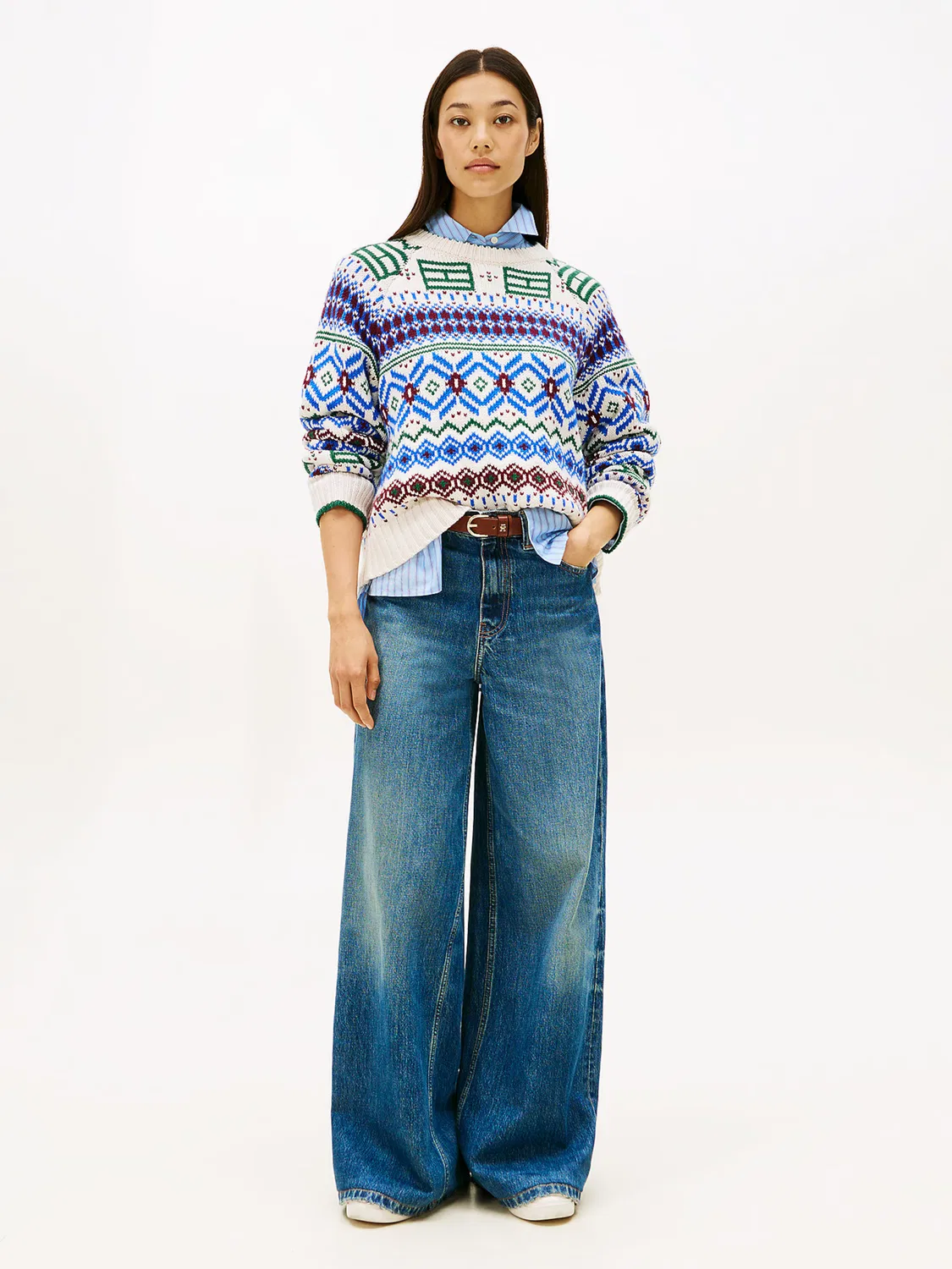 Свитер 'Fair Isle' Tommy Hilfiger, Wool White — фото 4