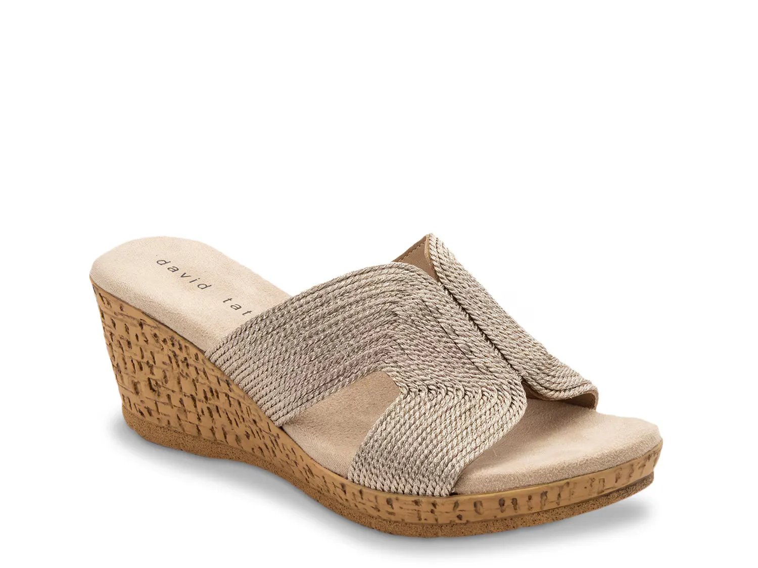 

Сандалии Vikki Wedge Sandal David Tate, цвет wheat