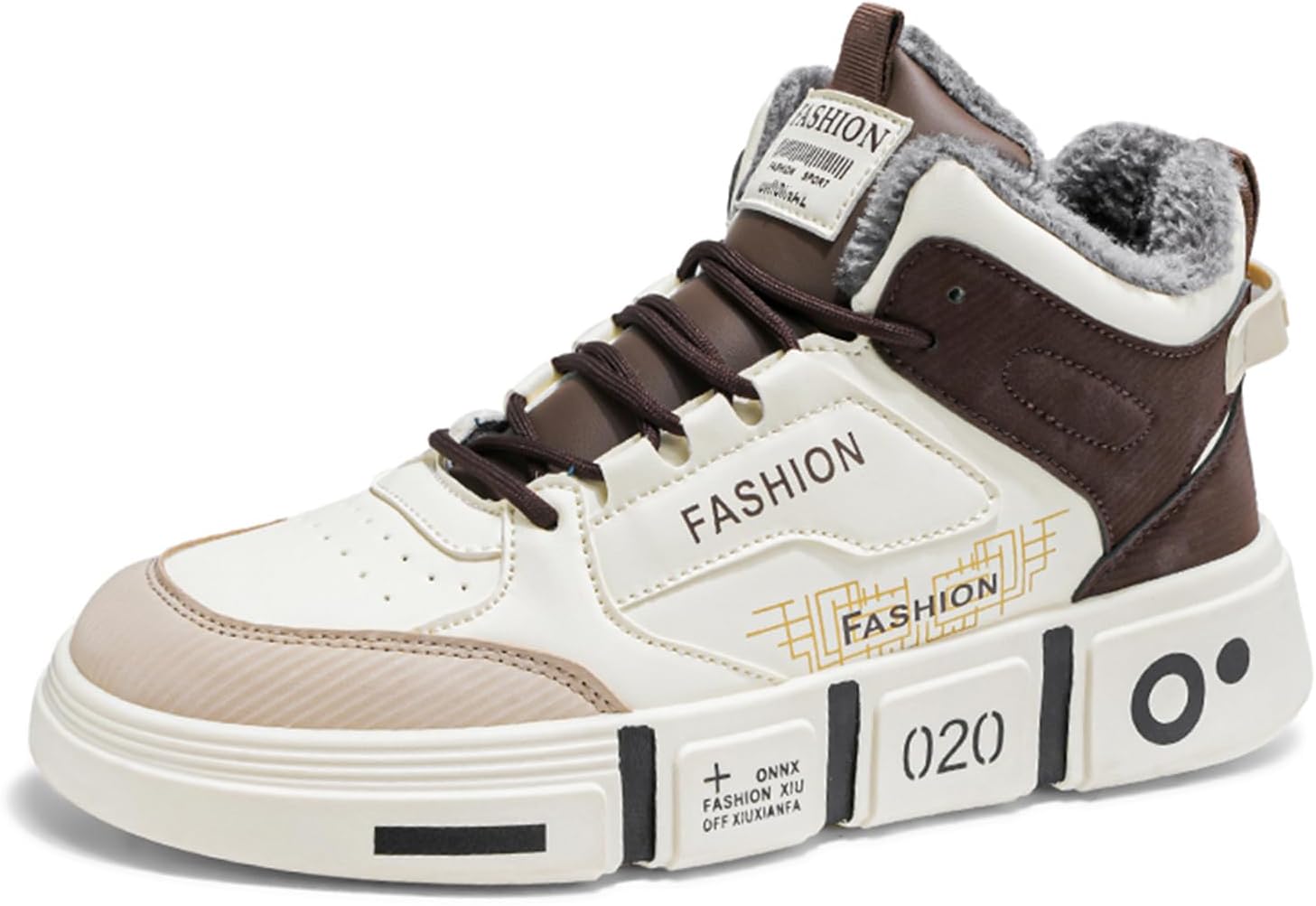 

Мужские высокие кроссовки GSIGUL для скейтборда, повседневной ходьбы, белые модные кроссовки, спортивные беговые кроссовки для мужчин