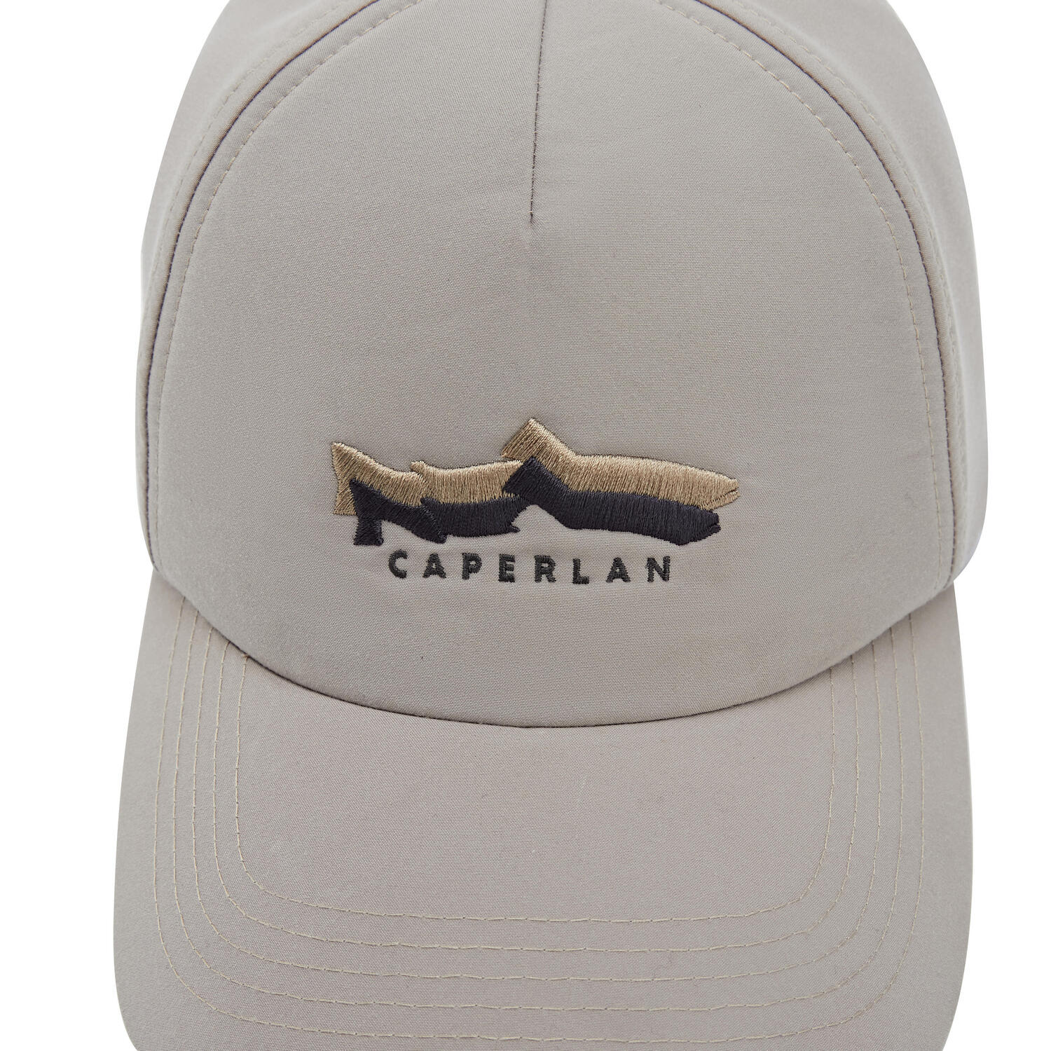 Бежевая унисекс рыбацкая кепка Caperlan Fishing cap FC 100 TR — фото 4