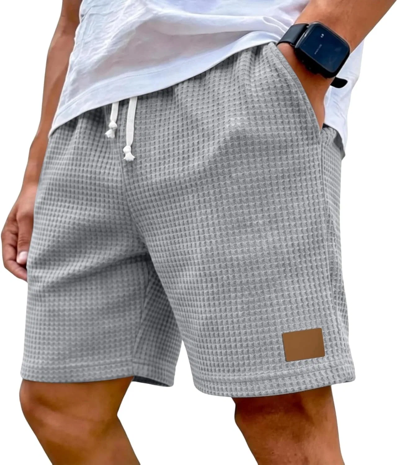 Мужские шорты Active Waffle, 02-gray