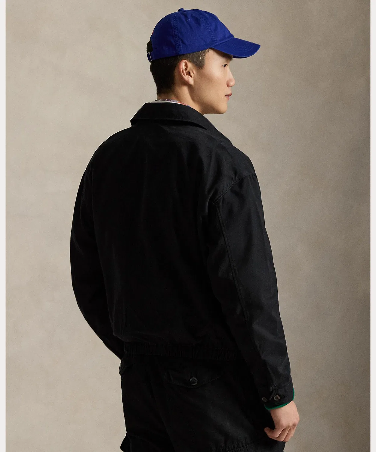 Куртка Big Fit Polo Sport Twill, Ralph Lauren, хлопок, чёрный — фото 4