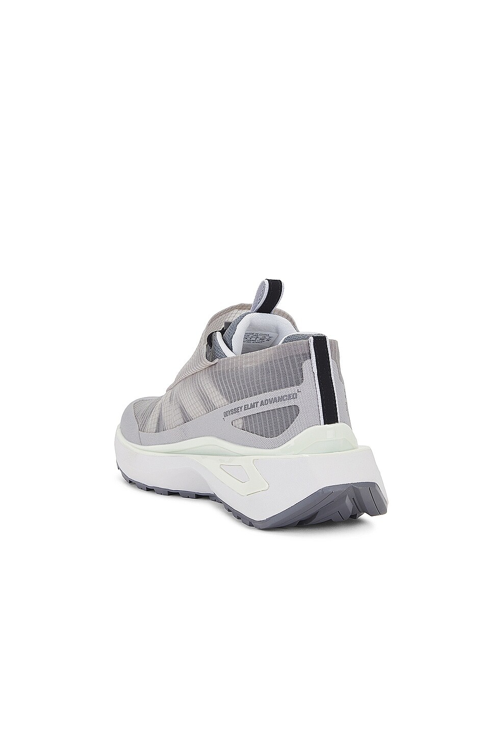 Кроссовки мужские Odyssey Elmt Advanced Clear Salomon, цвет Glacier Gray, Ghost Gray, & Aloe Wash — фото 2