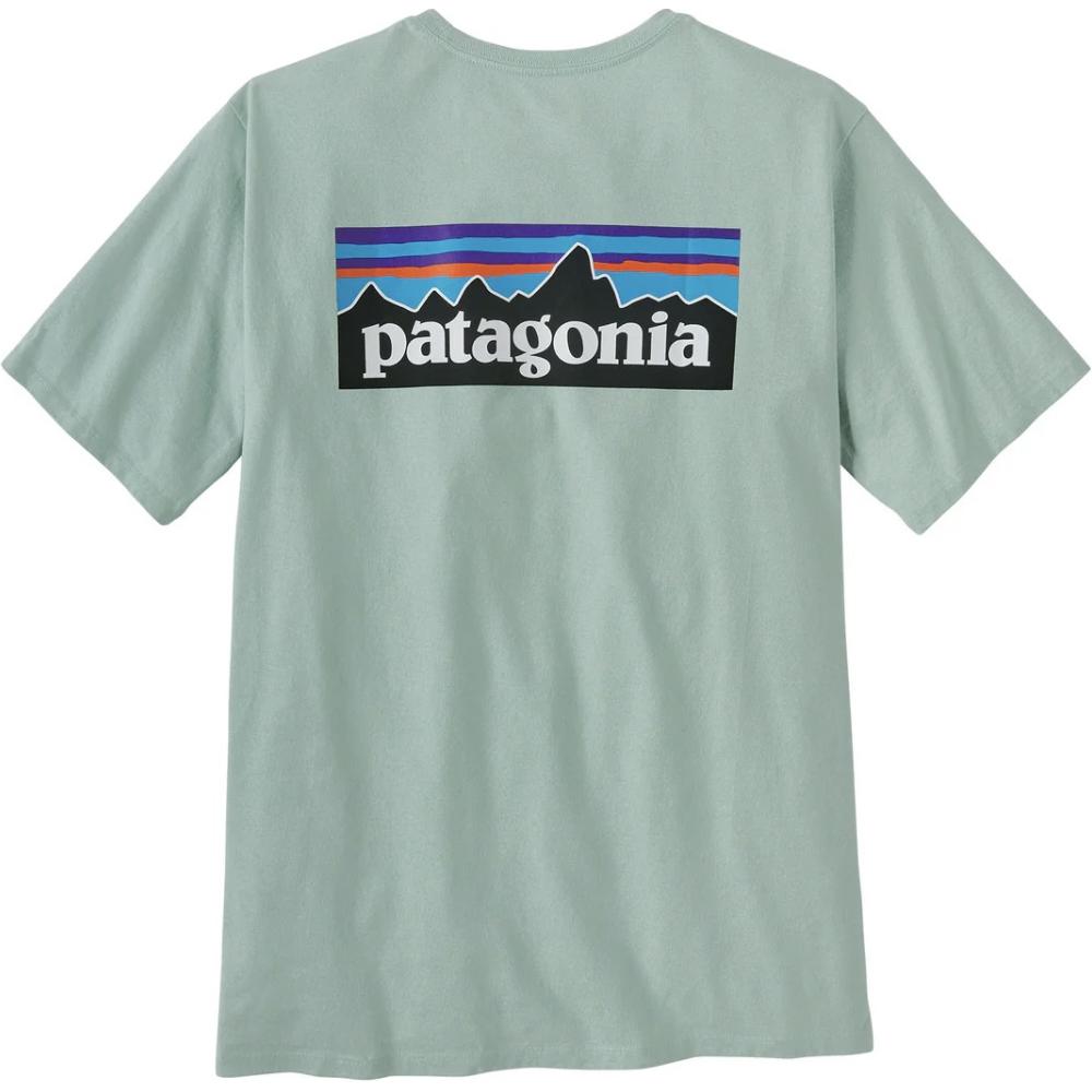 

Ответственность за логотип футболки P-6 Patagonia, светлый зеленый/wpyg