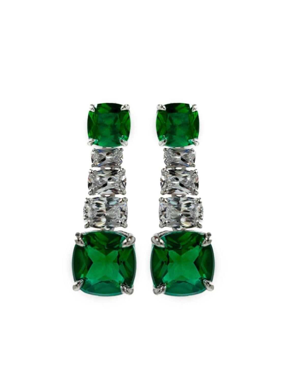 

Juwelina Paris серьги Eden Cascade, зеленый