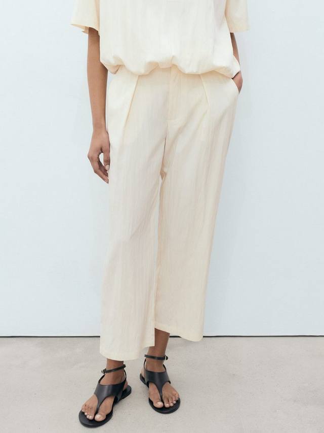 

Paper-H укороченные брюки Mango