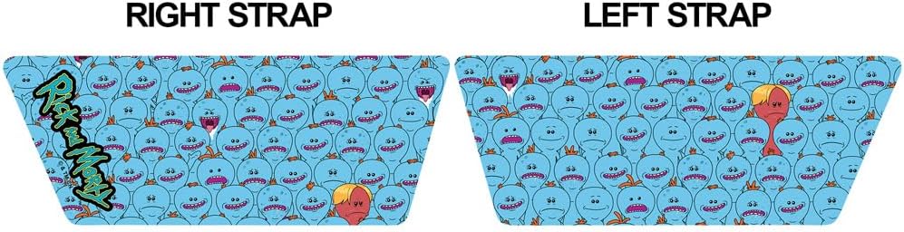 Шлепанцы Popfunk Rick and Morty MeeSeeks унисекс для взрослых, регулируемые, официально лицензированы Hypd Slydr Switch, черный — фото 2