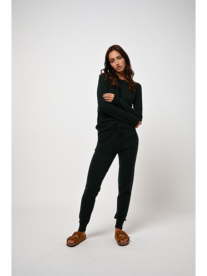 

Кашемировый свитер Этрет темно-зеленого цвета AUTHENTIC CASHMERE