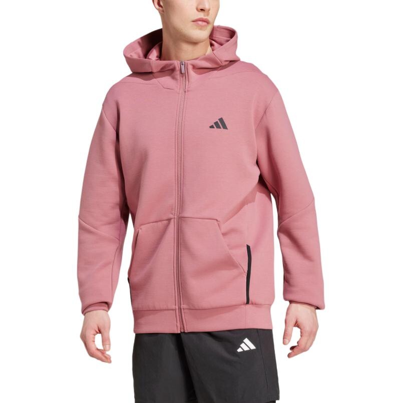 AEROREADY Куртка мужская розовый Adidas, розовый — фото 2