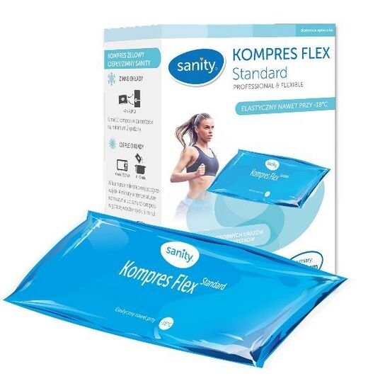 

Компресс Flex Standard Sanity, холодный/теплый гелевый компресс, 10 x 26 см