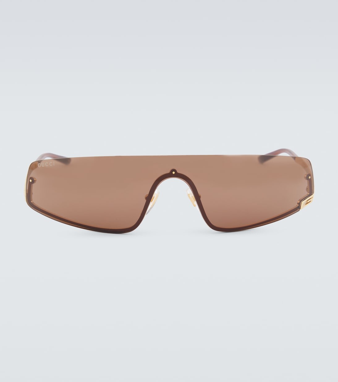 

Солнцезащитные очки tom shield Gucci, желтый