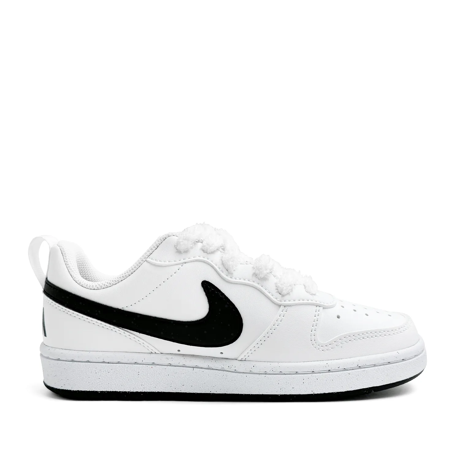 Nike Кроссовки для скейтбординга Court Borough Kitten Head из синтетической кожи, устойчивые к истиранию и скольжению, низкие, детские — фото 3