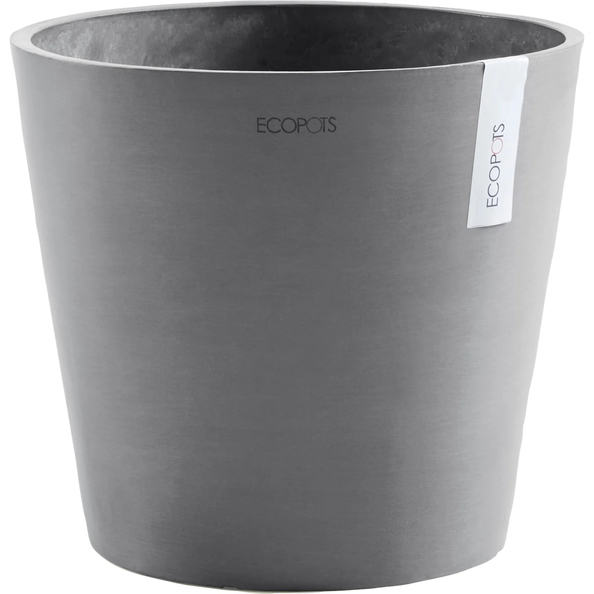 

Цветочный горшок ECOPOTS «AMSTERDAM Grey», ШxГxВ: 30x30x26 см, с резервуаром для воды, серый