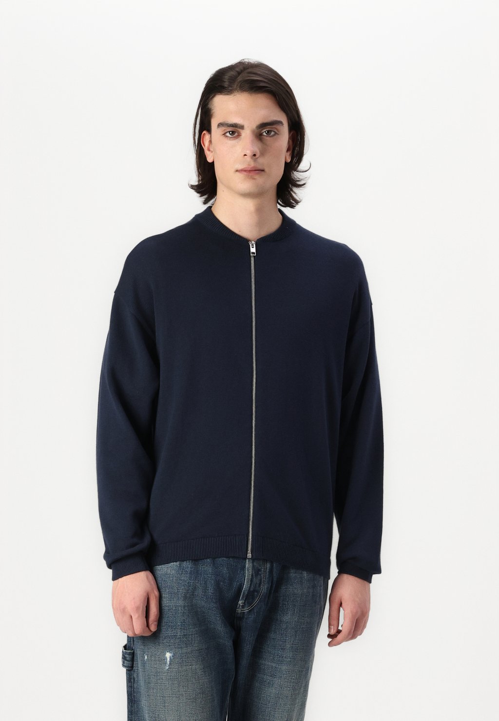 

Кардиган JJCALVIN Jack & Jones, темно-синий