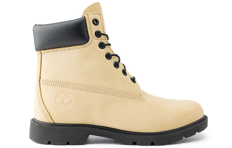 Мужские ботинки Timberland с контрастным отворотом, светло-желтый — фото 2