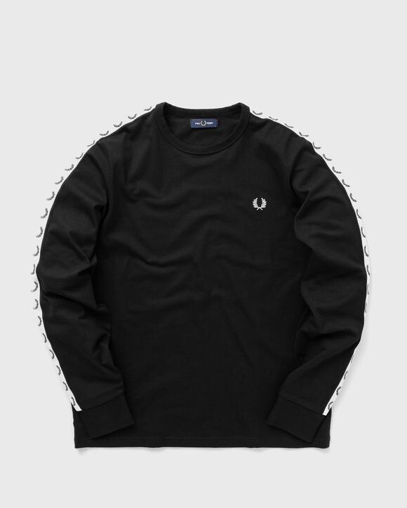 

Футболка Fred Perry Taped Long Sleeve T-Shirt, черный