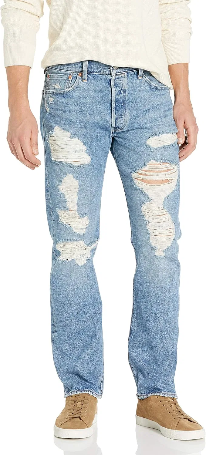 Джинсы Levi's 501 Original Fit, Shuttle - Destructed