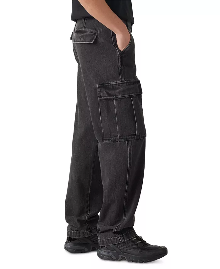 Мужские грузовые брюки XX Relaxed Fit прямого кроя Levi's, черный — фото 3