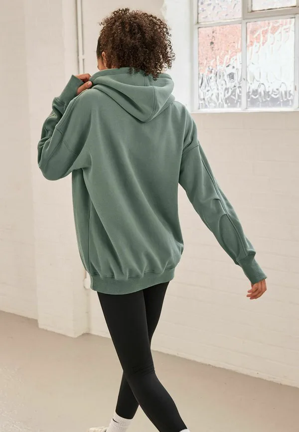 

Активная удлиненная толстовка с капюшоном Next, Teal Blue, Синий, Активная удлиненная толстовка с капюшоном Next, Teal Blue