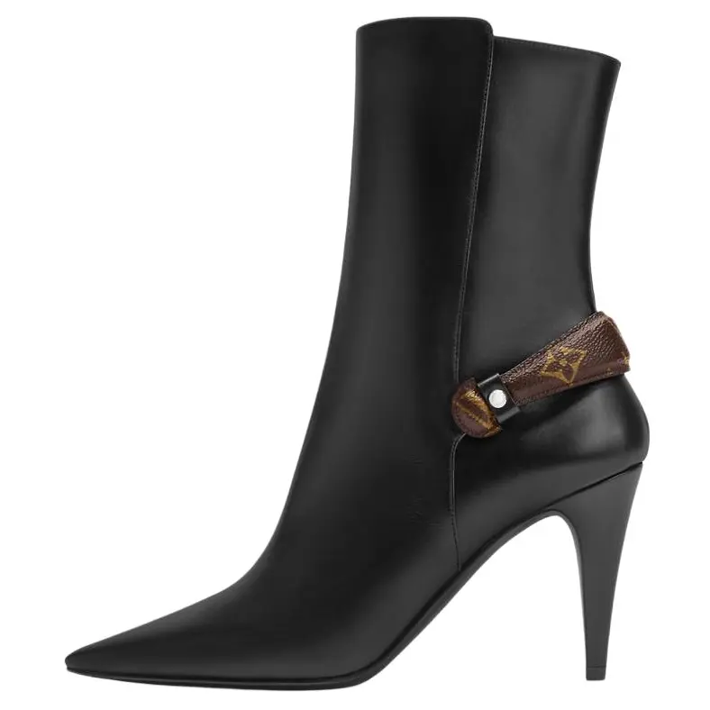 LOUIS VUITTON Женские ботинки Legacy высотой 8,5 см черные
