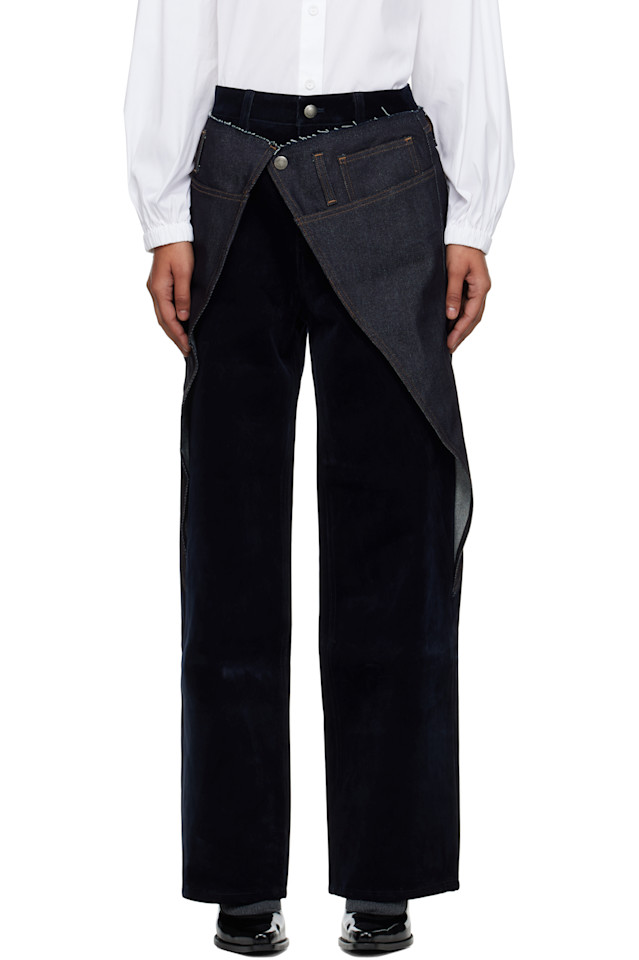 

Andersson Bell Джинсы-Обертка Navy Zoe