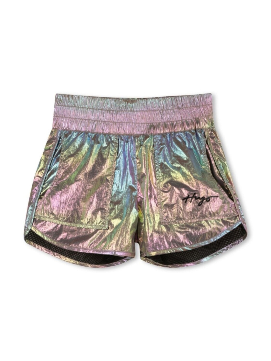 

HUGO KIDS шорты Wrinkle с голографическим эффектом, розовый