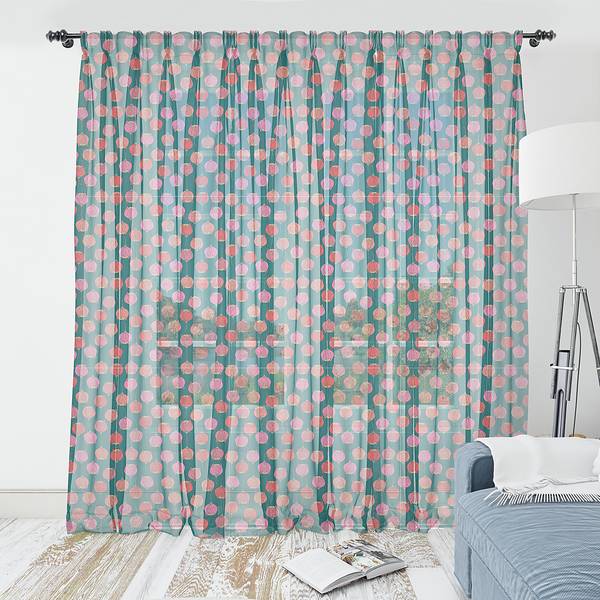 

Штора Abakuhaus Rote Blumen 2 шт, 274x180x0,5 см цвет dunkel teal und mehrfarbig