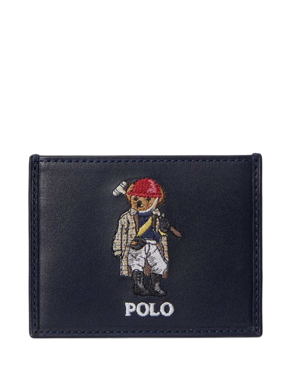 

Картхолдер с вышивкой Polo Ralph Lauren, синий